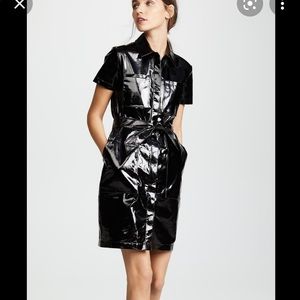 J Brand patent leather dress